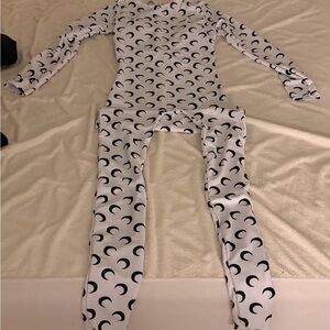 Marine Serre Black and White jumpsuit